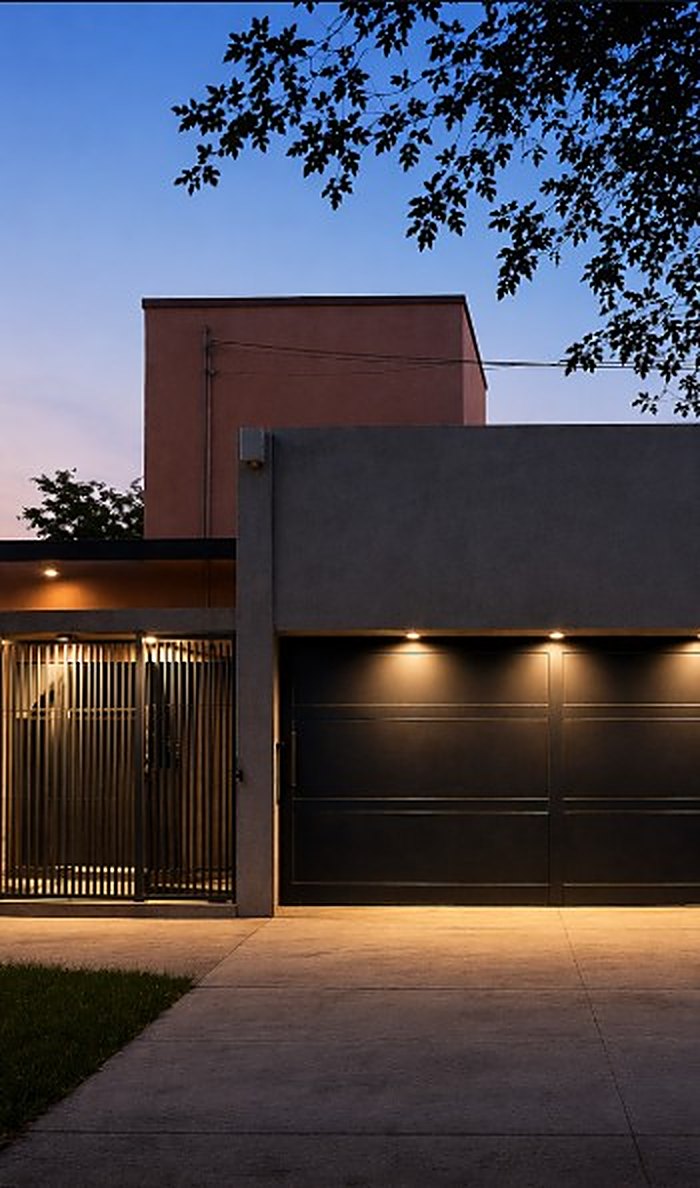 Vivienda con portón